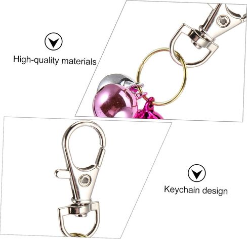 Didiseaon 4pcs Cat Collar Bells Copper Pet Pendant Bells for Cats and Dogs Eco-Friendly Easy to Wear Design for Tracking Pets Keychain Accessories in Saudi Arabia