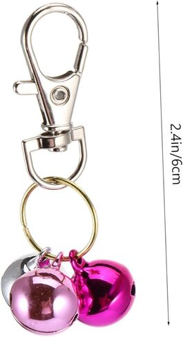 Didiseaon 4pcs Cat Collar Bells Copper Pet Pendant Bells for Cats and Dogs Eco-Friendly Easy to Wear Design for Tracking Pets Keychain Accessories in Saudi Arabia