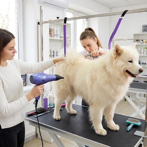 2 PCS Dog Groomers Helper Leash Extension, Adjustable Dog Grooming Grooming Loop Extender, Pet Groomers Helper Arm Extender for Dogs Bathing Accessories in Kuwait