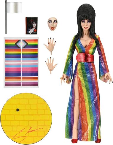 NECA Elvira - 8" Clothed Figure - Somewhere Over The Rainbow Elvira (Pride) in Saudi Arabia