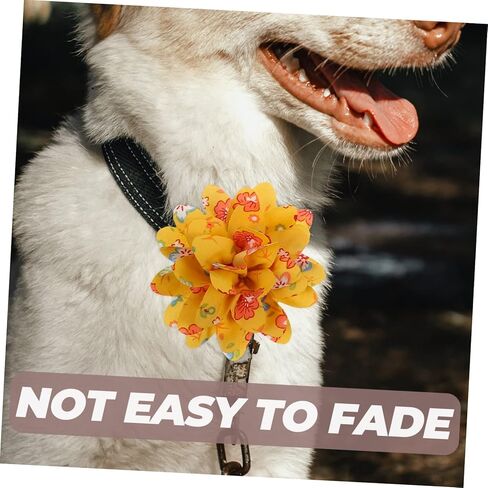 DOITOOL 40pcs Pet Flower Bow Tie Collar Charms for Dogs and Cats Lightweight Floral Accessories for Pet Grooming for Birthdays Christmas and Special Occasions in Saudi Arabia