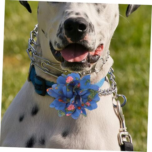 DOITOOL 40pcs Pet Flower Bow Tie Collar Charms for Dogs and Cats Lightweight Floral Accessories for Pet Grooming for Birthdays Christmas and Special Occasions in Saudi Arabia