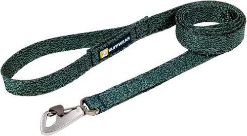 Ruffwear, Front Range Flex Dog Leash, 5 ft Engineered Knit with Soft Hand-Feel, Lightweight Strong Leash with Lockable Clip, Traffic Loop, Accessory Loop for Outdoor Walking, Basalt Gray in Saudi Arabia