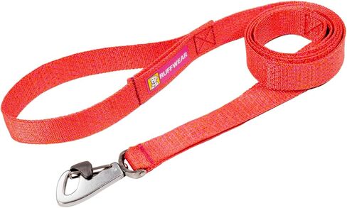 Ruffwear, Front Range Flex Dog Leash, 5 ft Engineered Knit with Soft Hand-Feel, Lightweight Strong Leash with Lockable Clip, Traffic Loop, Accessory Loop for Outdoor Walking, Basalt Gray in Saudi Arabia