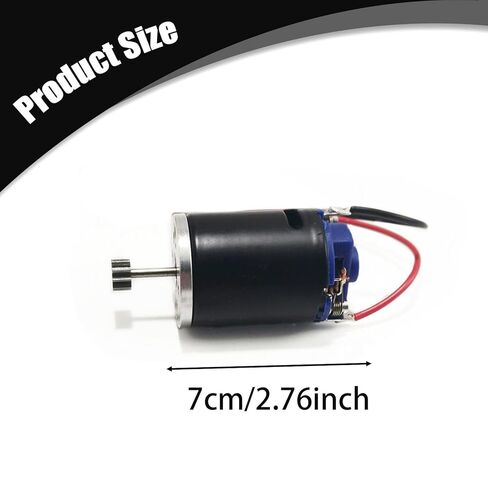 370 Motor Gearbox with 4mm Connector for RC Accessories MN99S, Red in Saudi Arabia