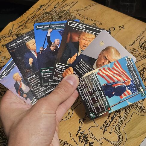 [Donald J. Trump #47 Parody Set] 6-Card Bonus Pack + Secret Card in Saudi Arabia