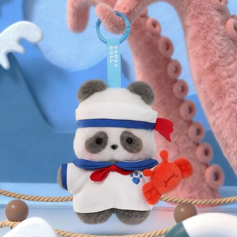 52TOYS Panda Roll Happy Weekend Series Blind Box Stuffed Animal Plush Toy with Soft and Adorable Design, 1PC Perfect for Cuddling, Display, and Unique Posing, Ideal Gift for Panda Enthusiasts in Saudi Arabia