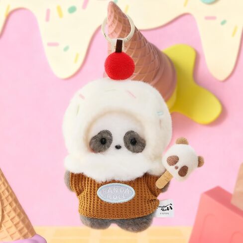 52TOYS Panda Roll Happy Weekend Series Blind Box Stuffed Animal Plush Toy with Soft and Adorable Design, 1PC Perfect for Cuddling, Display, and Unique Posing, Ideal Gift for Panda Enthusiasts in Saudi Arabia