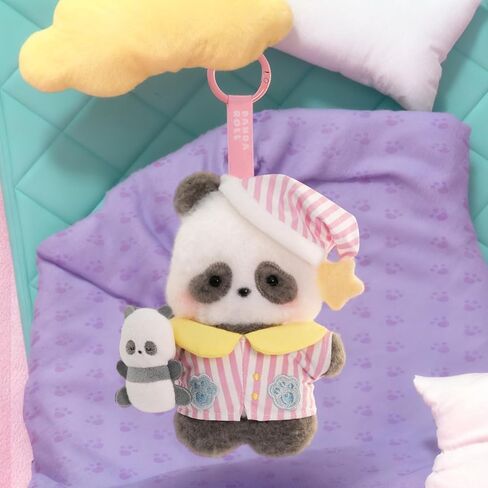 52TOYS Panda Roll Happy Weekend Series Blind Box Stuffed Animal Plush Toy with Soft and Adorable Design, 1PC Perfect for Cuddling, Display, and Unique Posing, Ideal Gift for Panda Enthusiasts in Saudi Arabia