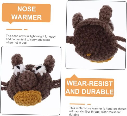 minkissy Adorable Winter Nose Warmer Soft Cozy Nose Protector for Outdoor Use Present for Cold Weather Comfortable Practical Nose Cover for Men and Women in Saudi Arabia