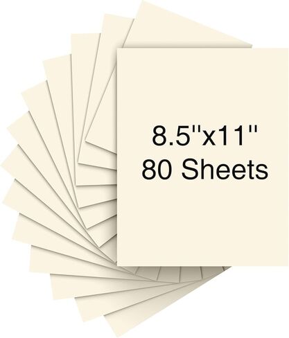Cardstock 5 × 7 بوصة، 110 ورقة 190 جرامًا للمتر المربع ورق ثقيل الوزن من الورق الأبيض للطابعة، مثالي لدعوات الزفاف، وبطاقات DIY، والبطاقات البريدية، والصور، والفنون والحرف اليدوية in Kuwait