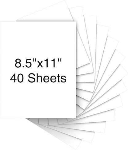 Cardstock 5 × 7 بوصة، 110 ورقة 190 جرامًا للمتر المربع ورق ثقيل الوزن من الورق الأبيض للطابعة، مثالي لدعوات الزفاف، وبطاقات DIY، والبطاقات البريدية، والصور، والفنون والحرف اليدوية in Kuwait
