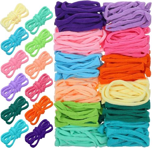 hidyuuoo 1000 PCS Loom Loops 6.7 inch Pastel Weaving Loom Loops Potholder Colorful Loop Elastic Weaving Loop Craft Flexible DIY Kit Colorful Crafts for Adults DIY Crafts Supplies in Kuwait
