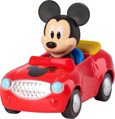 Disney Jr. Mickey Mouse Clubhouse Diecast Car 3-Pack, 3.5-inch Toy Vehicles, Includes Mickey Mouse, Minnie Mouse, and Donald Duck, Toy for Fans, Boys, Kids, Ages 3 and Up by Just Play in Saudi Arabia