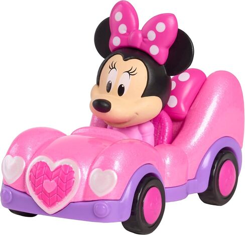 Disney Jr. Mickey Mouse Clubhouse Diecast Car 3-Pack, 3.5-inch Toy Vehicles, Includes Mickey Mouse, Minnie Mouse, and Donald Duck, Toy for Fans, Boys, Kids, Ages 3 and Up by Just Play in Saudi Arabia