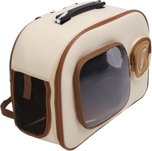 Focket Rolling Cat Carrier, Portable Carrier with Wheels for a Cat Under 12.5kg, Breathable Travel Bag for Walking for Camping Camping Flight in Saudi Arabia