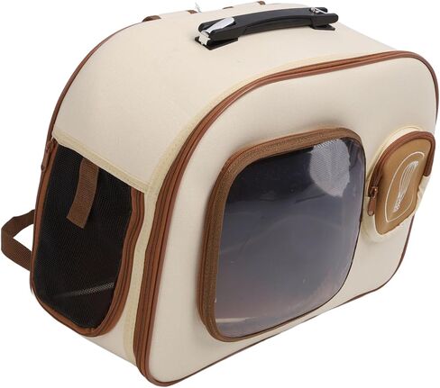 Focket Rolling Cat Carrier, Portable Carrier with Wheels for a Cat Under 12.5kg, Breathable Travel Bag for Walking for Camping Camping Flight in Saudi Arabia