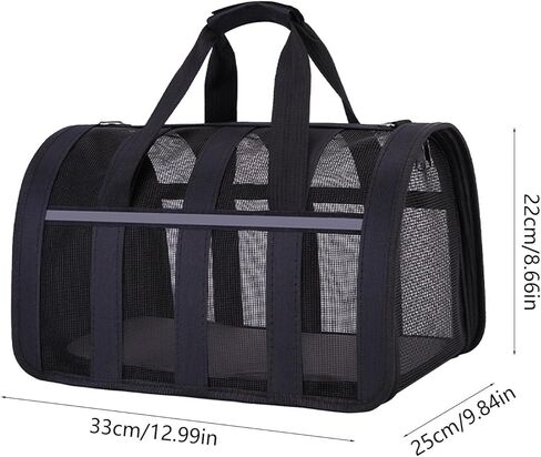 Cat Carriers Dog Carrier Pet Carrier for Small/Medium Cats Dogs, Collapsible, Portable Pet Carrier for Travel in Saudi Arabia