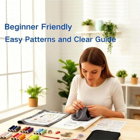 2026 New Embroidery Stitch Book Kit, Portable All Scenario Embroidery Stitch Book & Sewing Kit, Embroidery Practice Book with Instructional Tutorial 106 Pattern for DIY and Sew Enthusiast in Saudi Arabia