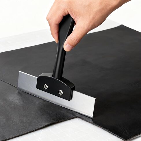 6 قطع من أدوات تقطيع الجلد، أداة قطع جلدية دقيقة مع رأس قطع قابل للاستبدال بطول 49 مم/ 57 مم/ 79 مم/ 88 مم، أداة قطع مستقيمة للأحزمة والحرف اليدوية والعمل بنفسك in Kuwait