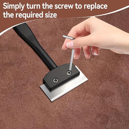 6 قطع من أدوات تقطيع الجلد، أداة قطع جلدية دقيقة مع رأس قطع قابل للاستبدال بطول 49 مم/ 57 مم/ 79 مم/ 88 مم، أداة قطع مستقيمة للأحزمة والحرف اليدوية والعمل بنفسك in Kuwait