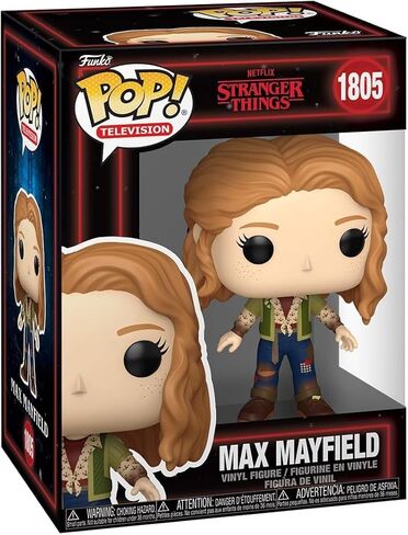 POP TV: Stranger Things - Max Mayfield #1805 (الموسم 5) شخصية Funko من الفينيل (مع حافظة حماية صندوقية متوافقة)، 3.75 بوصة in Kuwait
