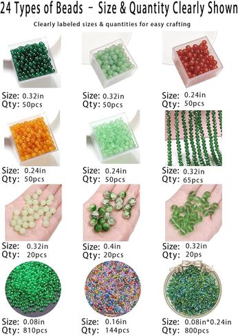 ZCYZXJY Beaded Plant Kit for Adults, Glass Beads Plant Making DIY Craft Kit with Pots & Foam, Handmade Beaded Succulent and Hanging Vine Decor, Creative Gift for Plant Lovers in Saudi Arabia