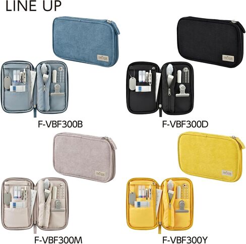 KOKUYO Slim Pencil holder Pouch, Gray (F-VBF300M) in Saudi Arabia
