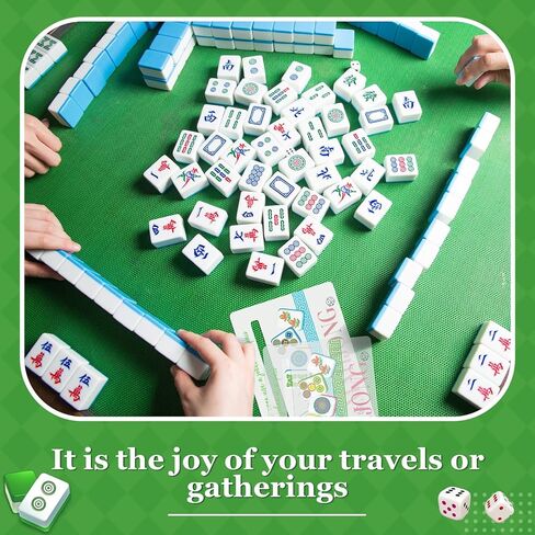 Soulchen 4 Pcs Mahjong Line Finder and Tile Mixer Shufflers 2 in 1 for Mahjong Card Guide and Shuffling, Rules Helper Reader, Plastic Mahjongs Accessories Gifts for Lovers Games Beginner Friendly in Saudi Arabia