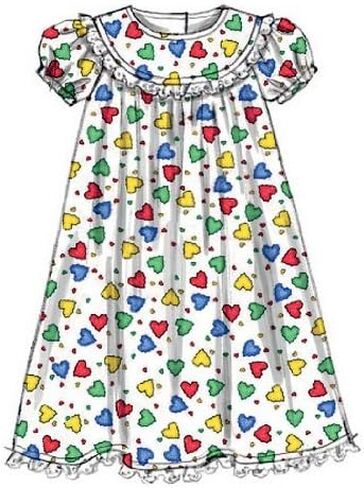 شركة McCall Pattern Company M6831 قمصان وفساتين وقصيرة وسراويل للأطفال/البنات، قالب خياطة، مقاس CHJ in Kuwait