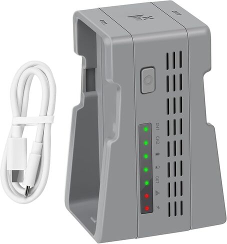 45W Battery Charger with Storage Charge for DJI Neo 2 Drone,Dual Two-Way Charging Hub,Fast Charge Two Batteries Accessories in Saudi Arabia