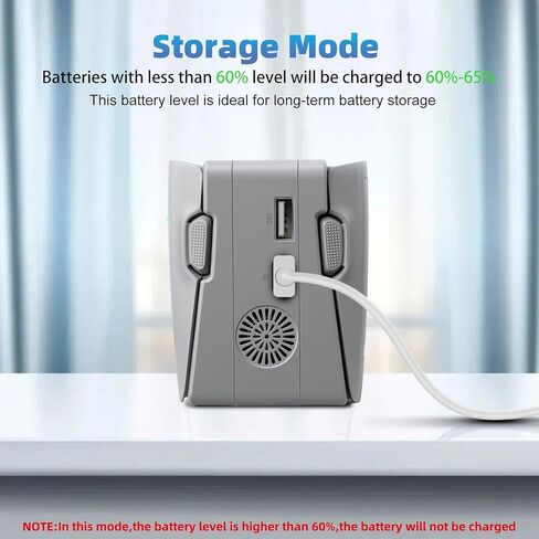 45W Battery Charger with Storage Charge for DJI Neo 2 Drone,Dual Two-Way Charging Hub,Fast Charge Two Batteries Accessories in Saudi Arabia