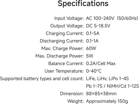 ISDT 405AC Lipo Battery 60W AC Charger 5W Discharger LiHv/LiPo/Life/Lilon NiMH/Pb Charger in Saudi Arabia