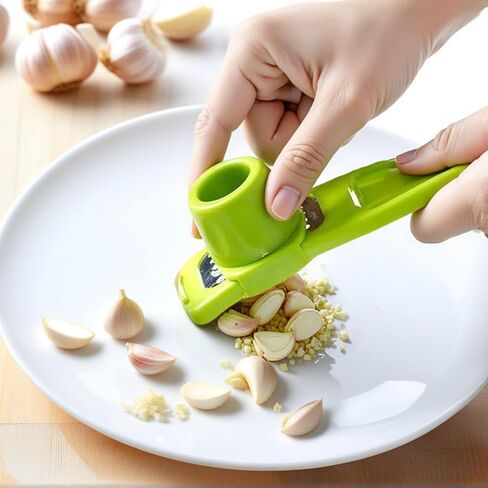 Manual Grinder for Kitchen Garlic and Ginger Compact Food Tool for Grinding Herbs, Spices, Seasoning and Daily Cooking Use in Saudi Arabia