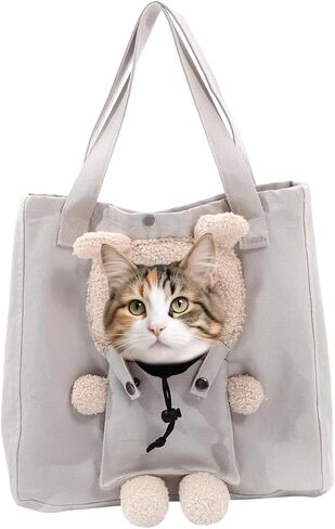 Dog Purse Carrier | Large Cute Canvas Soft Breathable Purse | Dog Carry Bag,for Travel Vet Visit Outdoor Grooming Daily Car Airplane Airport Outing Shopping Taxi Public Urban in Saudi Arabia