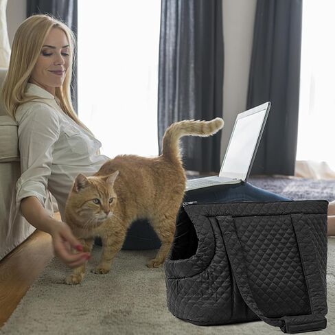Genérico Pet Purse - Small Cotton Cat Carrier for Small Dogs - Portable Winter Dog Carrier with Pocket for Dogs, Puppies and Cats in Saudi Arabia