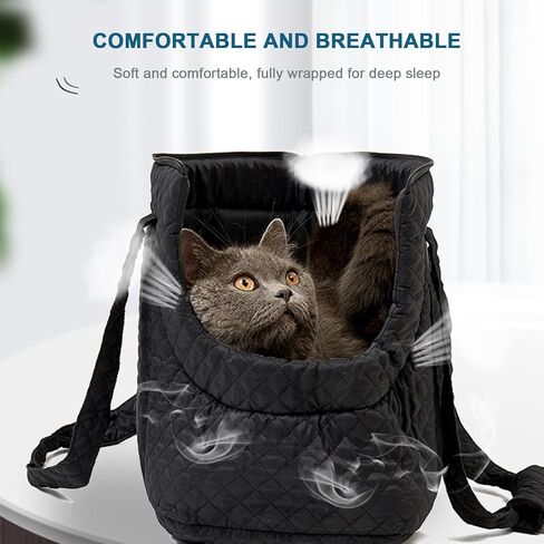 Genérico Pet Purse - Small Cotton Cat Carrier for Small Dogs - Portable Winter Dog Carrier with Pocket for Dogs, Puppies and Cats in Saudi Arabia
