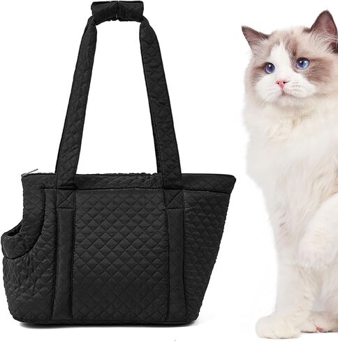Genérico Pet Purse - Small Cotton Cat Carrier for Small Dogs - Portable Winter Dog Carrier with Pocket for Dogs, Puppies and Cats in Saudi Arabia