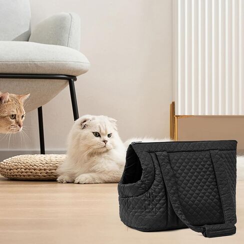 Genérico Pet Purse - Small Cotton Cat Carrier for Small Dogs - Portable Winter Dog Carrier with Pocket for Dogs, Puppies and Cats in Saudi Arabia