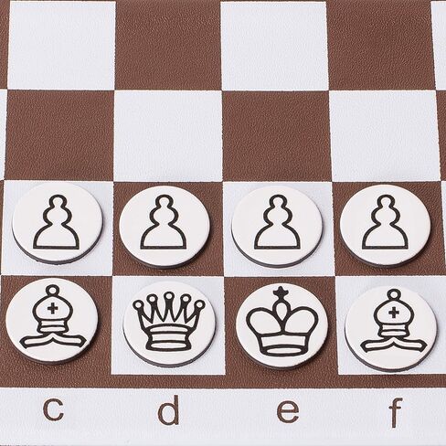 مجموعة محفظة شطرنج مغناطيسية قابلة للطي مقاس 8 بوصات من هوساريا - لعبة سفر مدمجة مع قطع مغناطيسية آمنة in Kuwait