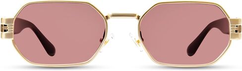 نظارات شمسية بيضاوية للنساء للنساء المعادن العصرية الصغيرة Y2K Girls Girls Sun Girls Vintage 90s Shades UV400 حماية in Kuwait