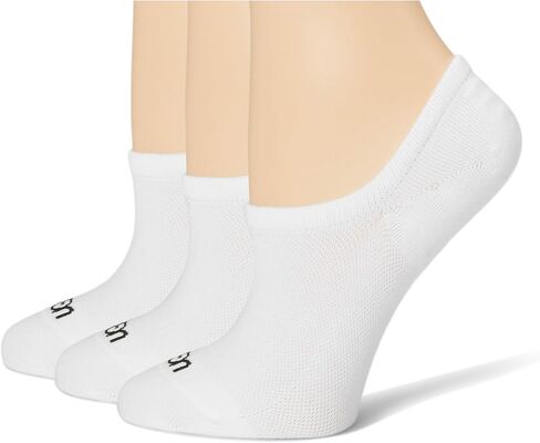 UGG Women's Stela No Show 3 Pack Sock, White, S/M in Saudi Arabia
