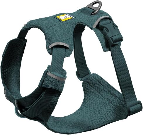 Ruffwear، حزام أمامي مرن للكلاب، تصميم متماسك هندسيًا لتوفير أقصى قدر من الملاءمة والحركة، حزام للاستخدام اليومي خفيف الوزن ومرن مع مشابك مقود مزدوجة، أزرق قطبي، مقاس XX-Small in Kuwait