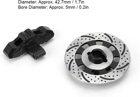 Aluminum Alloy Wheel Brake By, 1/7 UpPart Specifically Designed for Unlimited Desert RUDR (Black) in Saudi Arabia