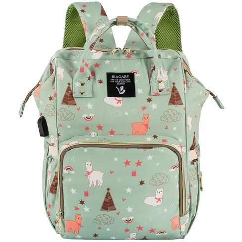 حقيبة ظهر للحفاضات من HALOVIE، حقيبة ظهر للسفر متعددة الوظائف بسعة كبيرة للأمهات، حقائب تغيير حفاضات الأطفال المقاومة للماء، على شكل فيل in Kuwait