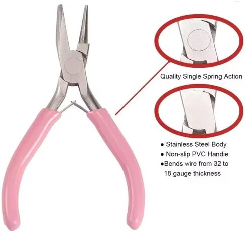 4.5 inch Half Round Concave Mini Precision Shaping Pliers, Wire Winding and Bending Tool in Saudi Arabia