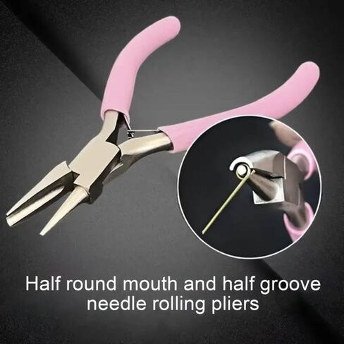 4.5 inch Half Round Concave Mini Precision Shaping Pliers, Wire Winding and Bending Tool in Saudi Arabia