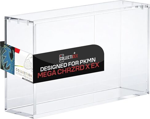 حافظة عرض أكريليك لمجموعة 151 UPC وMega CHARZRD X ex فائقة الجودة UPC - غطاء مغناطيسي 8+5 مم أكريليك - متوافق مع Mega Charzrd X ex UPC و151 UPC in Kuwait
