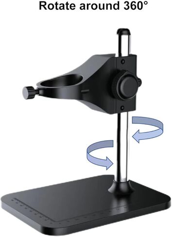Sturdy Microscope Stand for Digital Models Easy to Assemble with Smooth Height for Precise Observation Microscope Accessory in Saudi Arabia