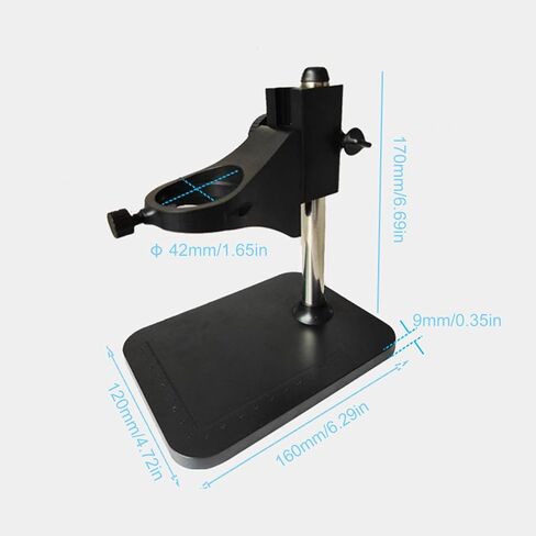 Sturdy Microscope Stand for Digital Models Easy to Assemble with Smooth Height for Precise Observation Microscope Accessory in Saudi Arabia
